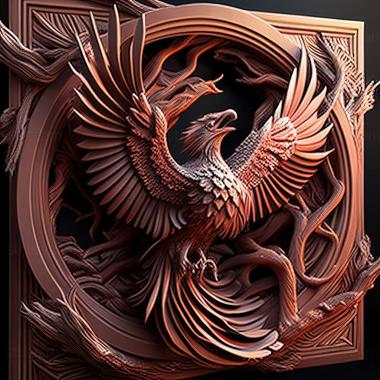 3D model phoenix (STL)